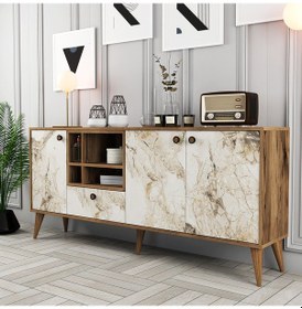 Resim Napoli Konsol - Beyaz Mermer 