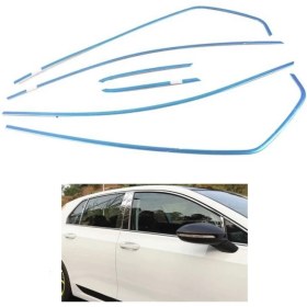 Resim Dekis Golf 8 Içın Uyumlu Cam Nıkelajı Ust (6 Parça) 