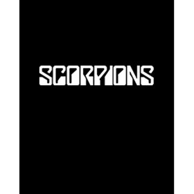 Resim Scorpions Logo Yazı Büyük Sırt Patch Yama 