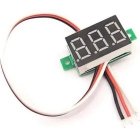 Resim Erdo Ticaret Mini Dijital Voltmetre - Dc 0-100V Kırmızı LED Ekran 