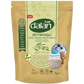 Resim Dalan Doğal Granül Sabun Tozu 1kg Bebekler İçin %100 Zeytinyağlı 