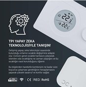 Resim STOREMAX oskyshopx Termostatı (Beyaz) Dijital Oda RF Kablosuz Mitra 220 Yeni brkjx 842385 