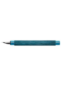 Resim Faber-castell Blue Wood Dolma Kalem Ahşap 