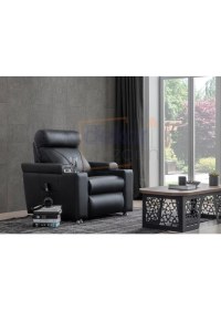 Resim Zero Siyah Tekli Ev Sinema Koltuğu 