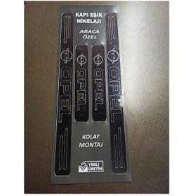 Resim Opel Kadett Uyumlu Kapı Eşiği 4'lü Set Ön Arka 