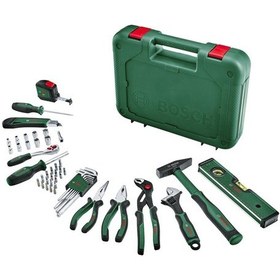 Resim Bosch Professional GSR 180-lı 2x18V 2.0AH Çift Akülü Delme Vidalama Makinesi + Bosch Gelişmiş El Aleti Seti 52 Parça + Bosch Termos Çanta 11 Litre Kombo Usta Seti 