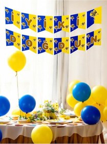 Resim Taraftar Sarı Lacivert Banner Tüm Yaşlar 