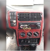 Resim Volkswagen Polo Klasik uygun Gül Desenli Maun Full Set,Torpido Konsol Maun Kaplama(Gül desenli Maun) 