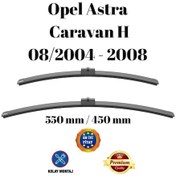 Resim Opel Astra Caravan H 2004 2005 2006 2007 2008 Uyumlu Ön Cam Silecek Süpürgesi Takımı 550/450mm Silbak 