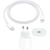 Resim Akgün Byr Apple iPhone 20W Hızlı Şarj Aleti Seti- 20W Adaptör+Usb-C Kablo 