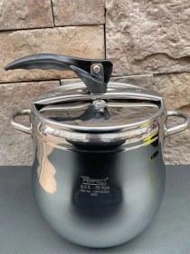 Resim Home Perfect Çelik 9 Lt Klasik Düdüklü Tencere Güveç 