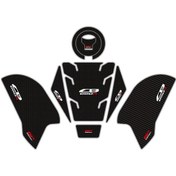 Resim Gp Kompozit Honda Cb 650 R 2019-2022 Uyumlu Tank Pad Seti Karbon (550935309) 
