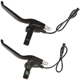 Resim CANSINMOTORS Fren Kolu Seti Konnektör Scooter / Dağ Bisikleti Için E-fren 