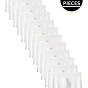 Resim 12'li Paket Erkekler için Buz-İpeksi Dokunuşlu İç Çamaşırı - Ultra İnce Nefes Alabilir Yüksek Esneklik Dikişsiz, Yumuşak Rahat Oturuşlu Şeffaf Tasarım, Hızlı Kuruyan Konfor Günlük Kıyafetler İçin (Beyaz/Gök Mavisi/Siyah), İç Çamaşır Paketi, Nefes Alabilen İç Çamaşırı, Minimalist İç Çamaşırı, Yarı İpek Dokusu 