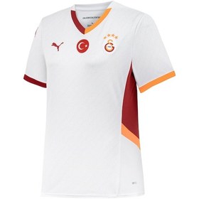 Resim Puma Galatasaray S.k. 24/25 Kadın Deplasman Forması 779657 02 Beyaz 