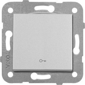 Resim Viko Artline Novella Metalik Beyaz Kapı Otomatiği Çerçevesiz 92605605 