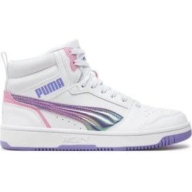Resim Puma Beyaz Kadın Bot 39872501-PUMA REBOUNDV6MIDBOUNCYSKY 