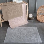 Resim Maxstyle Damask Ayak Havlusu Bej 50x70 cm 