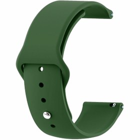 Resim Samsung Galaxy Watch Active 2 44mm Silicone Sport Band Koyu Yeşil 