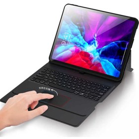 Resim Apple iPad Pro 12.9 2018 (3.nesil) Benks Multifunctional Kablosuz Klavyeli Kılıf Touchpad 