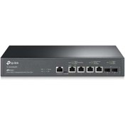 Resim Omada TL-SX3206HPP 4 Port 2X10G SFP+ L2+ 4X10G Poe Port 200W Yönetilebilir Rackmount Switch 