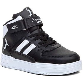 Resim Siyah Beyaz Outdoor Basketbol Ayakkabısı Sneaker 