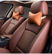 Resim Wondernest 2 Adet Mlc-06 Araba Boyun Yastığı Yumuşak Versiyon Nefes Oto Baş Kafalık Yastık Pedi Kahverengi 