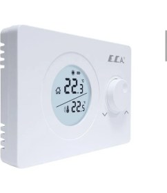 Resim E.C.A Poly Pure Kablosuz DijitalOda Termostatı 100W 7006903003 Kkm 