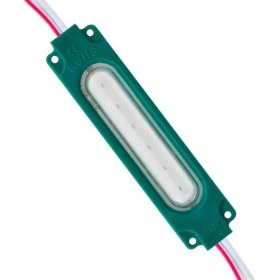 Resim Powermaster 12 Volt 2 Watt Yeşil Modül LED (68X16 Mm) 