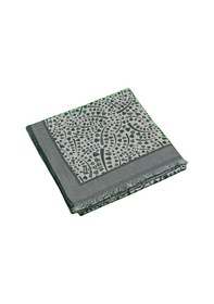 Resim Mim Eşarp Ebruli Kışlık Desenli Eşarp 95x95 Cm Açık Gri 