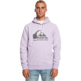 Resim Quiksilver Erkek Sweatshirt Big Logo Hood Mor 