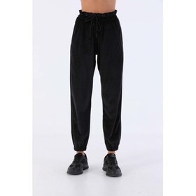 Resim Sportswear Comfort Kadın Basic Siyah Eşofman Altı 21089 