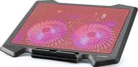 Resim 1000rpm Işıklı 2 Büyük Fanlı Led Yükseklik Ayarlı Oyuncu Laptop Notebook Soğutucu Stand Hd2016 