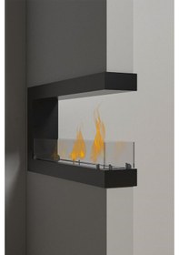 Resim Korflame Epi 130 Cm Bacasız Şömine Duvar Tipi Dumansız Rehome 