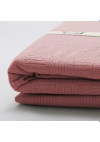 Resim %100 Pamuk Çift Kişilik 200x240 Cm Pike Somon 