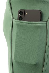 Resim Mini Silikon Tutuşlu Kız Çocuk Binicilik Taytı - Mor / 5 - 6 Yaş 