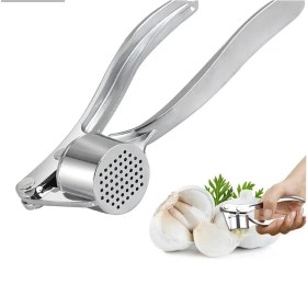Resim Feyza Design Paslanmaz Çelik Sarımsak Ezici, Kolay ve Hızlı Kullanım Araçları 