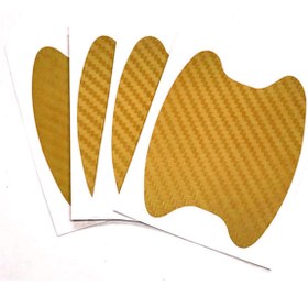 Resim kurt reklam Karbon Kapı Kolu Koruma Yapıştırma 4 Adet 