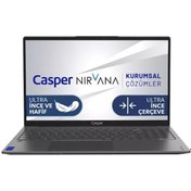 Resim Casper X700.1255-DQ00A-G-F i7-1255U 16 GB 500 GB SSD 15.6" W11H Dizüstü Bilgisayar 