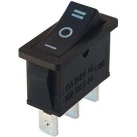Resim Ic-115 Dar Işıksız Anahtar On-Off-On (3 Adet) 