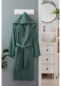 Resim Kapüşonlu Bornoz Doğa Çağla Yeşili S/m Çağla Yeşili 