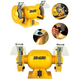 Resim Dragro Alman DRG-HN200 MM Turbo 4200W Çark Motoru Zımpara Balta Bıçak Bileme Makinesi Taş Motoru Taşlama2 