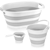 Resim Mim Life Çamaşır Seti Multi 3'lü Set 26 L Sele 6 Litre Kova 1,2litre Maşrapa 