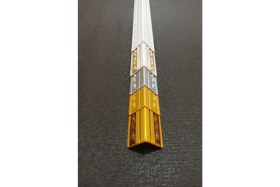 Resim Dgk-20 Decozza Decogold Dekoratif Boyanabilir Köşe Profili 4*4 cm Eninde 100 cm Uzunluğunda 
