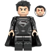 Resim Superman Collection Series Mini Figür Justice League Black suit X-449 Xinh