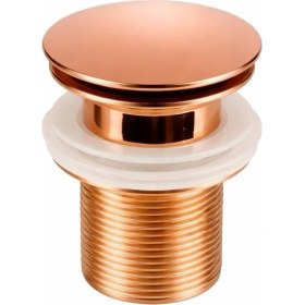 Resim vitrinbanyo Pop Up Lavabo Sifonu Rose ve Lavabo Yüzüğü Rose 