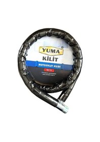 Resim Yuma Ym-752 Motorsiklet Kilidi Anahtarlı Körüklü Siyah Boy : 120cm-çap : 22mm - Mrk6128-3859 