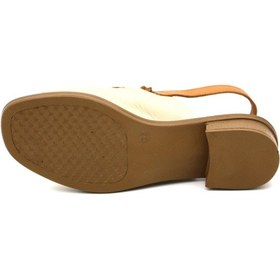 Resim Castle Black 45216 Kadın Sandalet Bej 