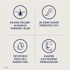 Resim Veet Bacak Vücut Bölgesi Hassas Ciltler Ağda Bandı 2 x 40 Adet 
