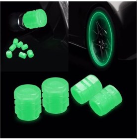 Resim Fosforlu Sibop Kapağı Seti 4 Adet Sibop Kapağı Seti Yeşil 